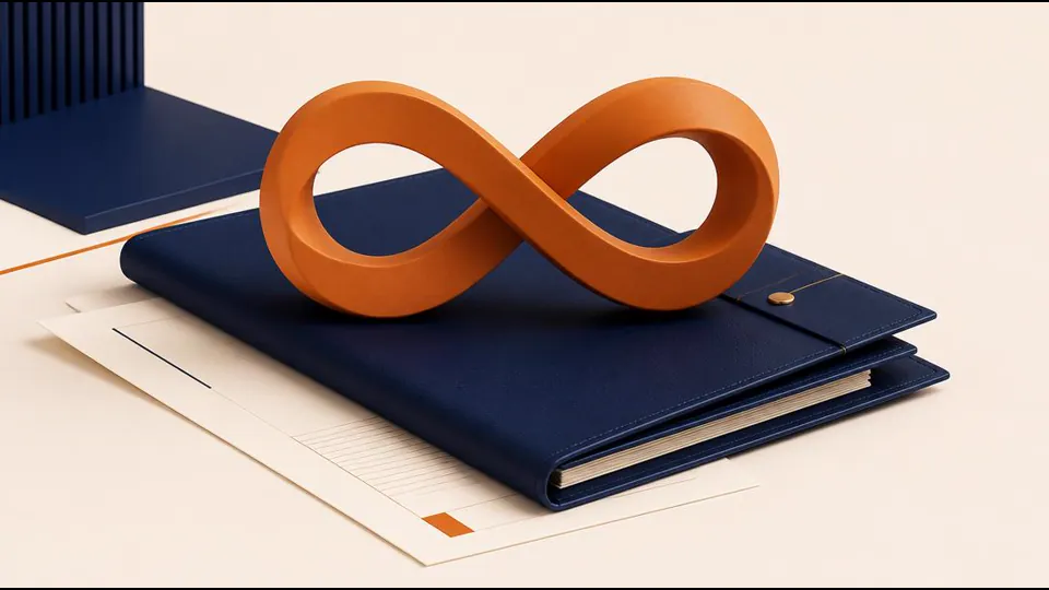 Símbolo do infinito representando acesso vitalício